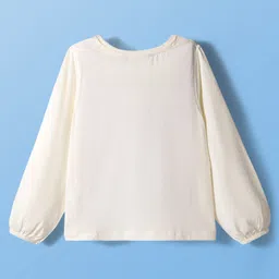 Pine Kids Cotton Knit Full Sleeves Top With Girl You Got This Text Print - White image 2