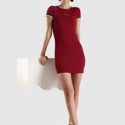 Calvin Klein Jeans Crew Neck T-Shirt Mini Dress image 4