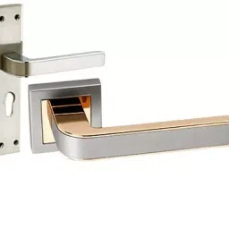Quba Q 428 203.2 mm (8 Inch) Zinc Alloy RGPVD and BM Finish Door Handle Set-image-21