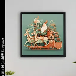 SOWPEACE Green & White 1 Piece Canvas Other Wall Paintings-picture-41