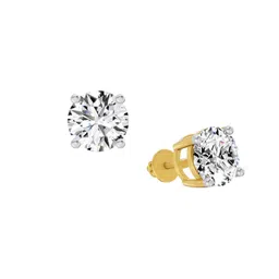 Sparkles Lab Grown Diamond Earrings 14K Gold image 2