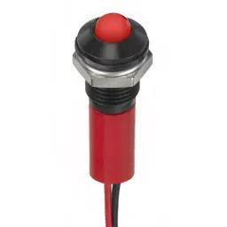 RS PRO Red Panel Mount Indicator 24V DC, Mounting Hole Size 8 mm, Termination Type Lead Wires, IP Rating IP67, Model No 2494333-picture-18