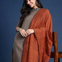 Taavi Woven Design Pure Cotton Dupatta-picture-30