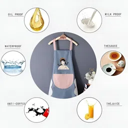 NFI essentials Blue Printed Waterproof Apron image 5