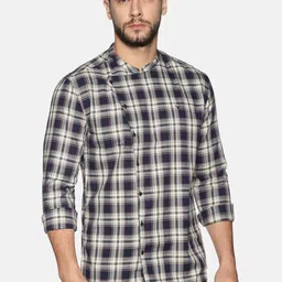 SHOWOFFFF Men Standard Slim Fit Checked Casual Shirt-picture-20