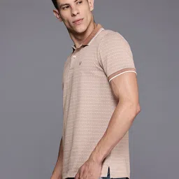 Allen Solly Polo Collar Chevron Woven Design T-shirt image 4