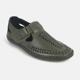Mochi Men Leather Shoe-Style Sandals image 5