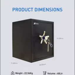 OZONE 40 L Manual Mechanical Safe Locker, Guardian Manual- 11 image 4
