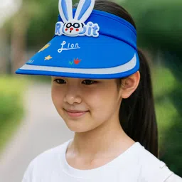 Bembika Bunny Designed & Ear Applique Detailed Sun Visor - Royal Blue - Circumference - 47 Cm-picture-21