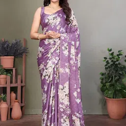 KALINI Floral Silk Blend Half and Half Saree-picture-24