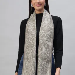 HANDICRAFT PALACE Women Self Design Printed Wool Scarf-image-38