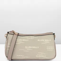 Allen Solly Brand Logo Printed Structured Sling Bag image 1