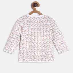 MINI KLUB Girls Pack Of 3 Printed Round Neck Front Open Vest image 3