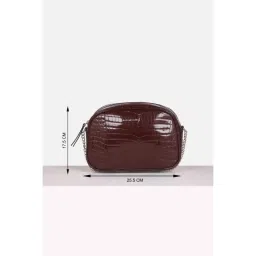 Allen Solly Women Maroon Casual Sling Bag image 4