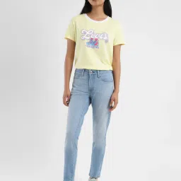 levi's Women's 711 Blue Skinny Fit Mid Rise Jeans-picture-13