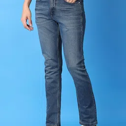 V-Mart Men Slim Fit Light Fade Jeans image 3