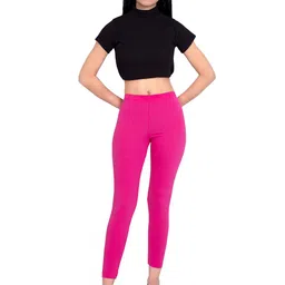 ONE SKY High Rise Ankle Length Slip-On Leggings image 3