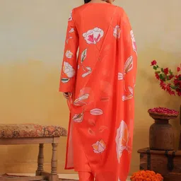 KALINI Women Printed Viscose Rayon Kurta Sets With Dupatta image 2