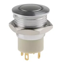 RS PRO Illuminated Push Button Switch Latching 16 mm SPST Green LED 36 V DC, 1759173 image 2