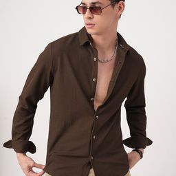 Moda Rapido Men Self Design Spread Collar Formal Shirt-picture-4