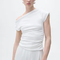 MANGO One Shoulder Extended Sleeves Top image 1