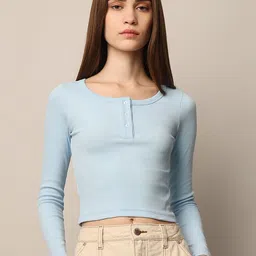 ONLY Women Slim Fit T-shirt-image-3