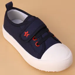 Cute Walk by Babyhug Velcro Closure Casual Shoes - Navy Blue image 3