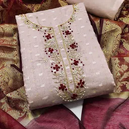 Ishin Embroidered Unstitched Dress Material-picture-19
