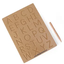 Little Genius Upper Case Craving English Alphabet Board - Beige image 5