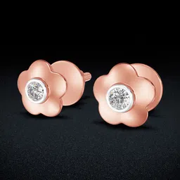 Joyalukkas Women 18 KT Rose Gold Earrings-image-53