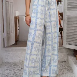 StyleCast Women Printed High-Rise Trousers-picture-35