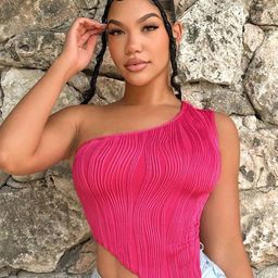 Stylecast X Slyck One Shoulder Fitted Top-picture-29