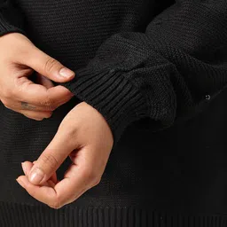 Sztori Plus Size Pullover with Studded Detail image 3