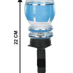 1ST TIME Black Glass Cylinder Table Lamps image 3