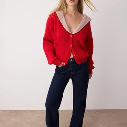 Trendyol Women Ribbed Cardigan-image-83