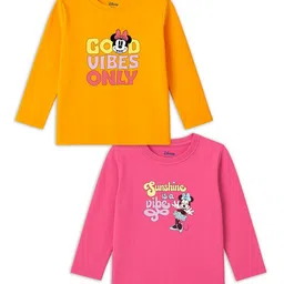 Nauti Nati Girls 2 Minnie Mouse Printed T-shirt image 3