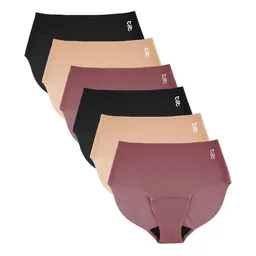 Tilt Pack Of 6 Assorted Seamless Hipster Briefs image 5