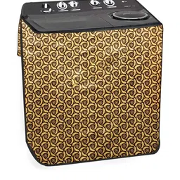 The Furnishing Tree Yellow PVC Washing Machine Covers-picture-17