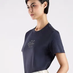 Calvin Klein Jeans Typography Printed Cotton T-shirt image 4