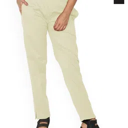 SRISARAS Women Pack Of 2 Mid-Rise Cotton Peg Trousers-image-89