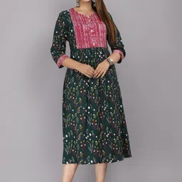 Vishakha Style Women Floral Printed Indie Prints Kurta-picture-16