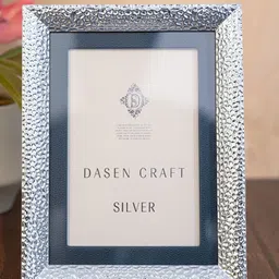 AARVI DECOR STUDIO Silver-Toned 1 Pieces Metal Table Photo Frames-picture-38