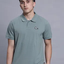 Converse Men Standard Spread Collar Solid Cotton Casual Shirt-picture-37