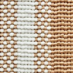 Home Centre Buttercup Zenith Beige & White Memory Foam 1450 GSM Anti-SlipBathRugs image 2