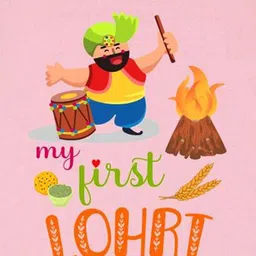 Arvesa My First Lohri Printed Bodysuit image 2