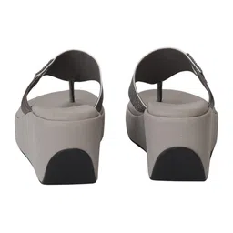 PINK LEAF Embellished Open Toe Wedge Heel Sandals image 2