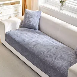 HOMETHREADS Grey & Grey Sofa Cover image 2