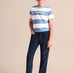 U.S. Polo Assn. Kids Boys Corduroy Trousers-image-73