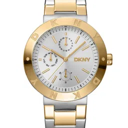 DKNY Women Brass Dial & Bracelet Style Straps Analogue Multi Function Watch DK1L022M0055-image-82