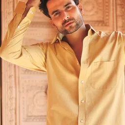 JOHN ELLIES Standard Roll-Up Sleeves Cotton Shirt image 3